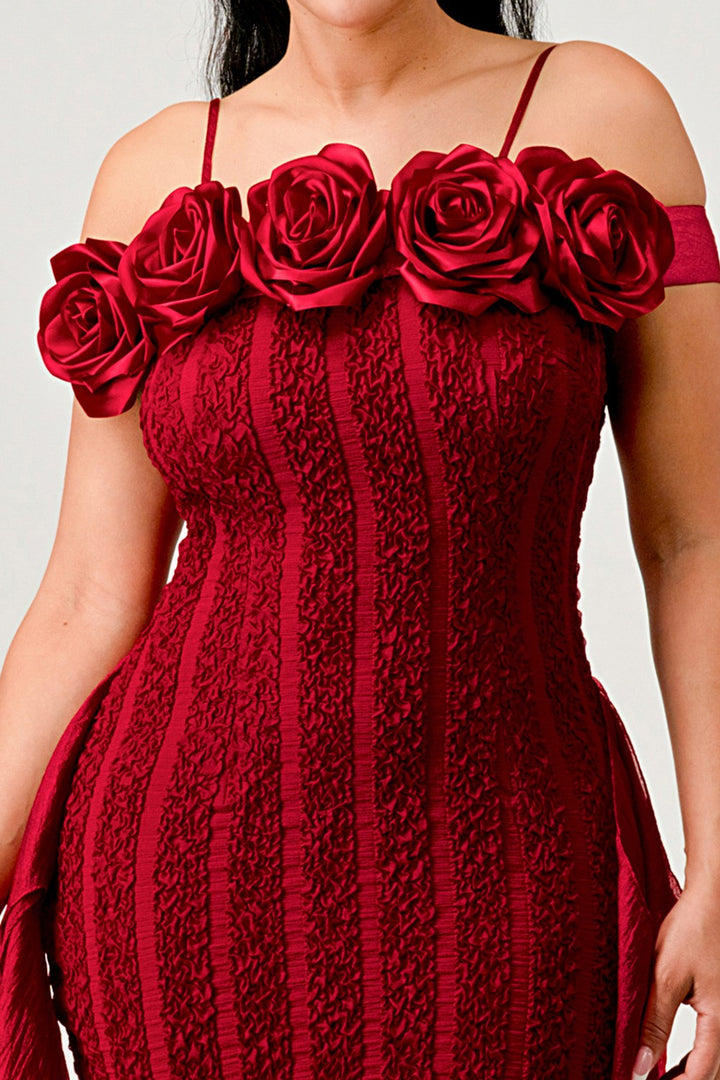Elegant Roses Dress - Athina Wholesale