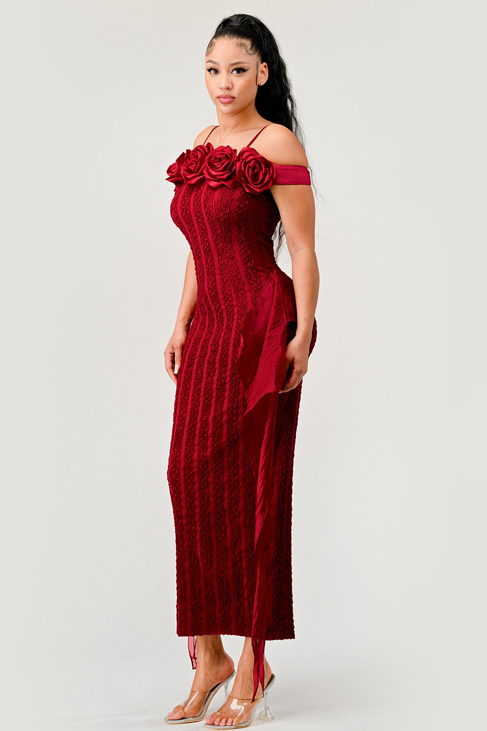 Elegant Roses Dress - Athina Wholesale