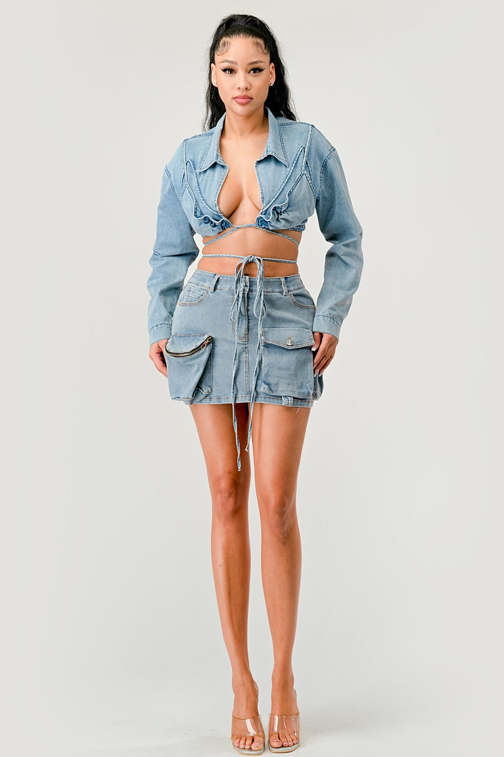 Denim Daze Wrap TOP-WS